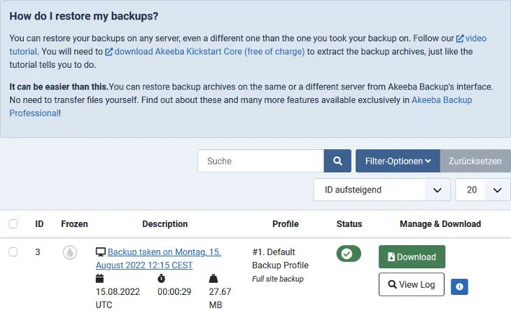 Joomla! 4 - &Uuml;bertragung von Joomla!, Bild 11