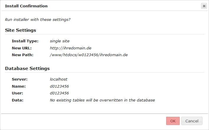WordPress - &Uuml;bertragung von WordPress, Bild 14