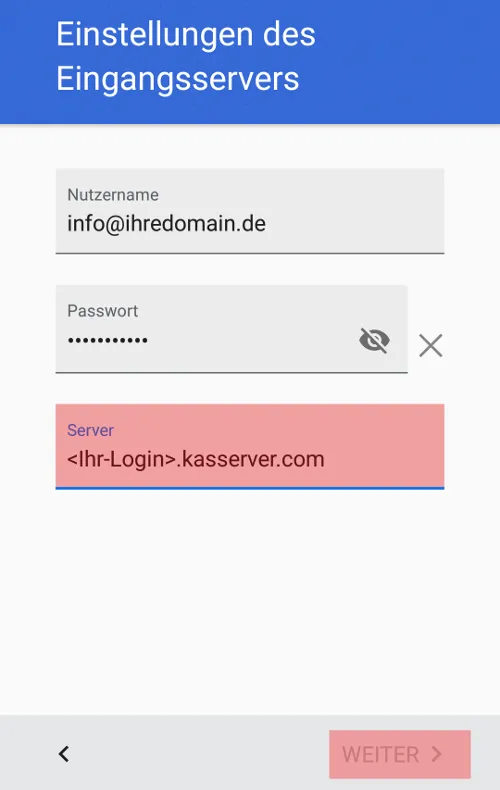 Gmail App - E-Mail-Konto einrichten, Bild 6