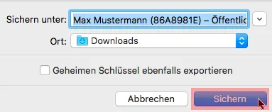 PGP-Verschl&uuml;sselung - Installation unter macOS, Bild 5