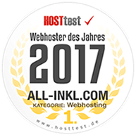 Hosttest 2017 - Auszeichnung