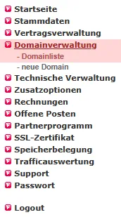 DNS-Werkzeuge - Nameserver &auml;ndern f&uuml;r Domain, Bild 1