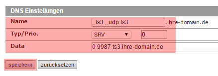 DNS - Teamspeak 3, Bild 3